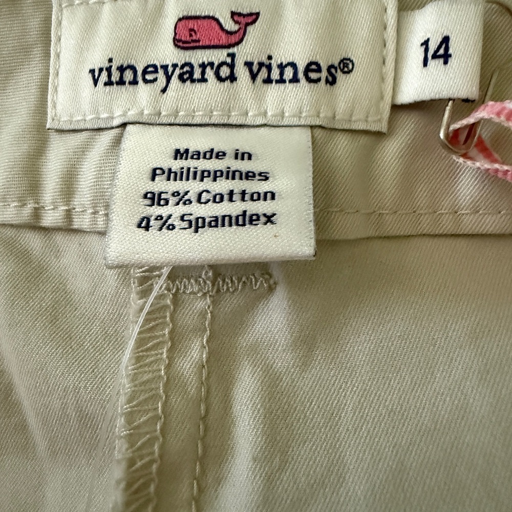 Vineyard Vines Dayboat Shorts Cotton Stretch 3.5” Inseam-size 14 NWT - Picture 4 of 6